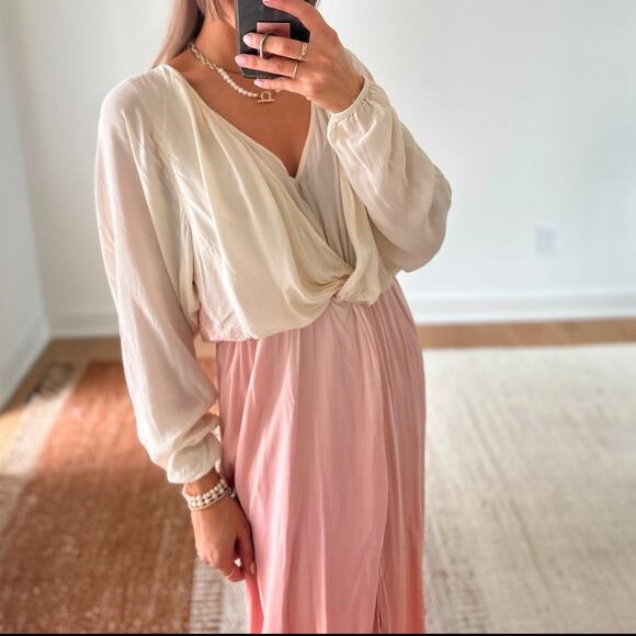 Free People Ombré Pebble Beach Maxi High Low Dress - Picture 3 of 5